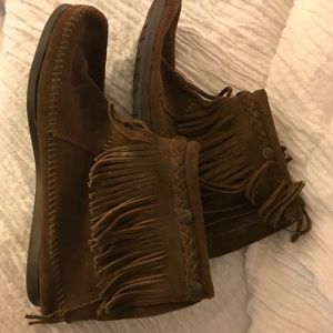 Minnetonka Fringe Booties